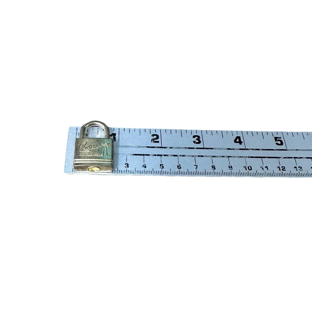 Ricardo Beverly Hills Vintage Gold Tone Luggage Lock with 4 Keys Palm Tree Logo